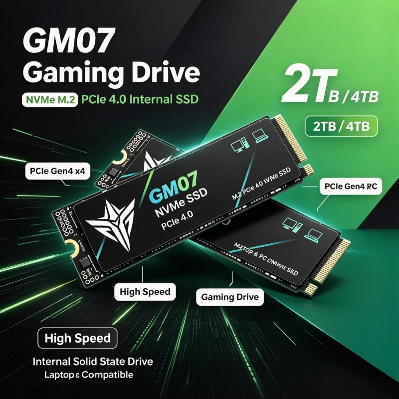 M.2 Nvme 4Tb Pcie 4.0 Ssd - New GM07 M2 SSD Hard Disk,