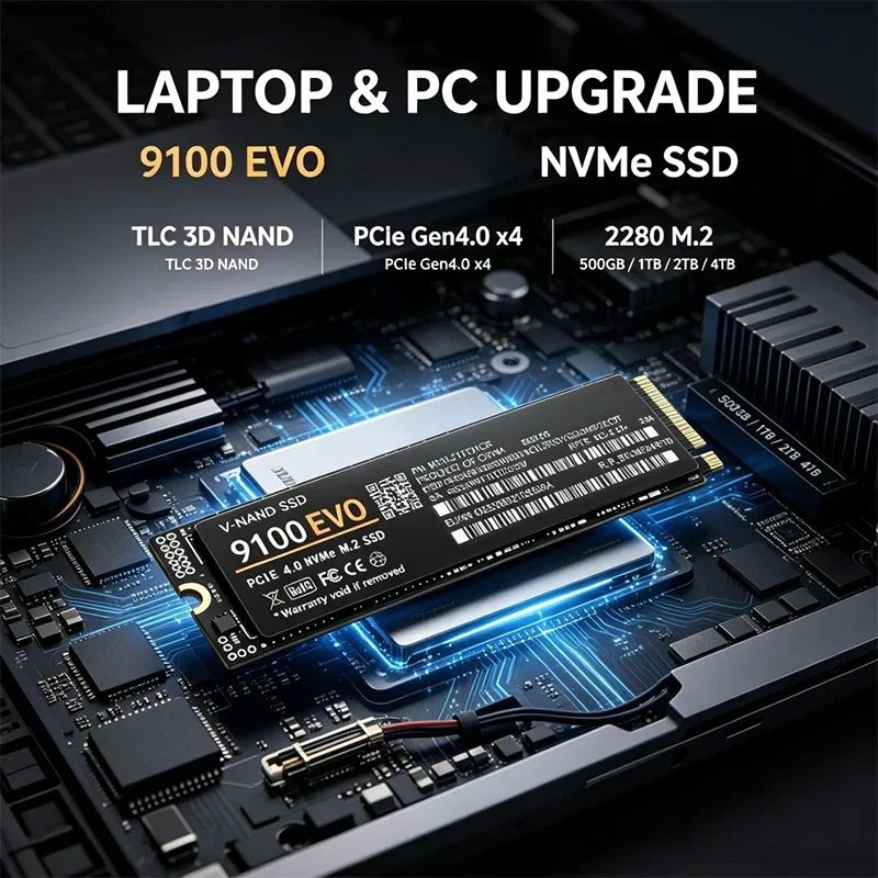 SSD 500GB 1TB 2TB 4TB 9100 EVO - огляд і ціна M.2 Nvme 4Tb Pcie 4.0 Ssd