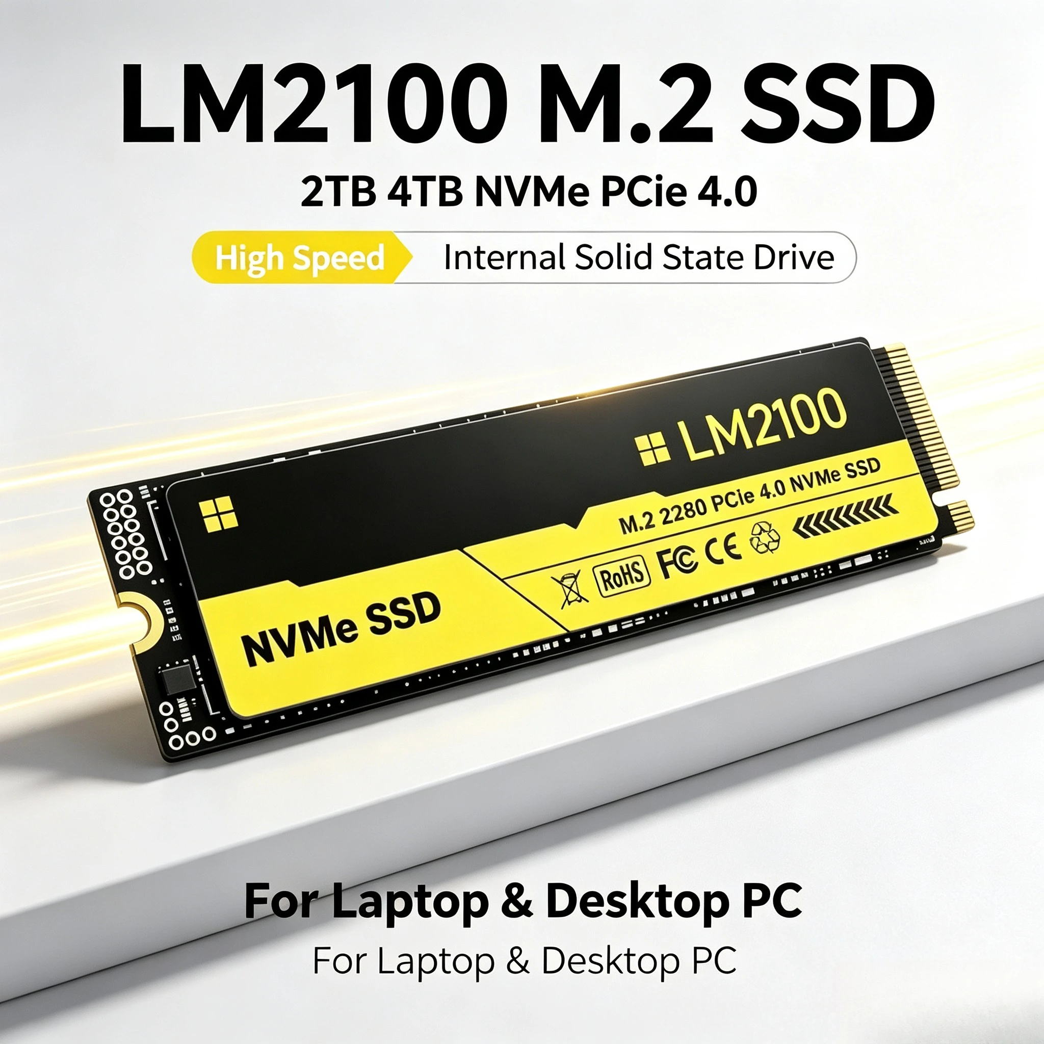 New LM2100 M.2 SSD Hard Disk 2 - огляд і ціна M.2 Nvme 4Tb Pcie 4.0 Ssd