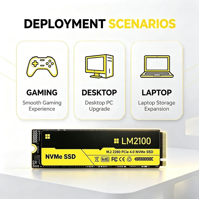 New LM2100 M.2 SSD Hard Disk 2 - огляд і ціна M.2 Nvme 4Tb Pcie 4.0 Ssd