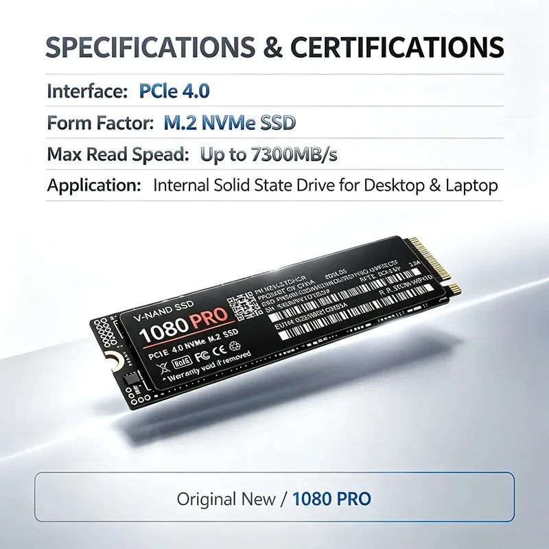 Original 1080PRO M.2 NVMe PCIe - огляд і ціна M.2 Nvme 4Tb Pcie 4.0 Ssd