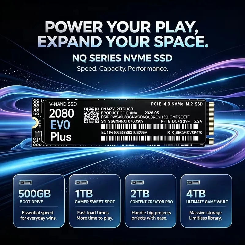 2080 EVO Plus PCIe 4.0 M.2 228 - огляд і ціна M.2 Nvme 4Tb Pcie 4.0 Ssd
