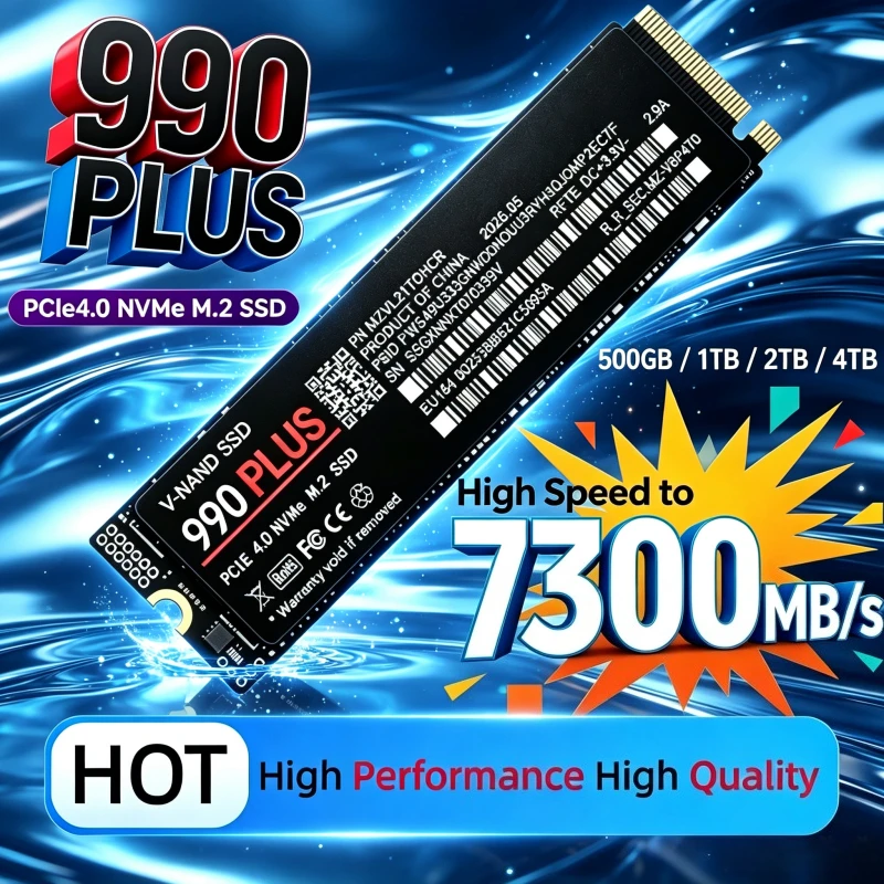 990 Plus SSD 500GB/1TB/2TB/4TB - огляд і ціна M.2 Nvme 4Tb Pcie 4.0 Ssd