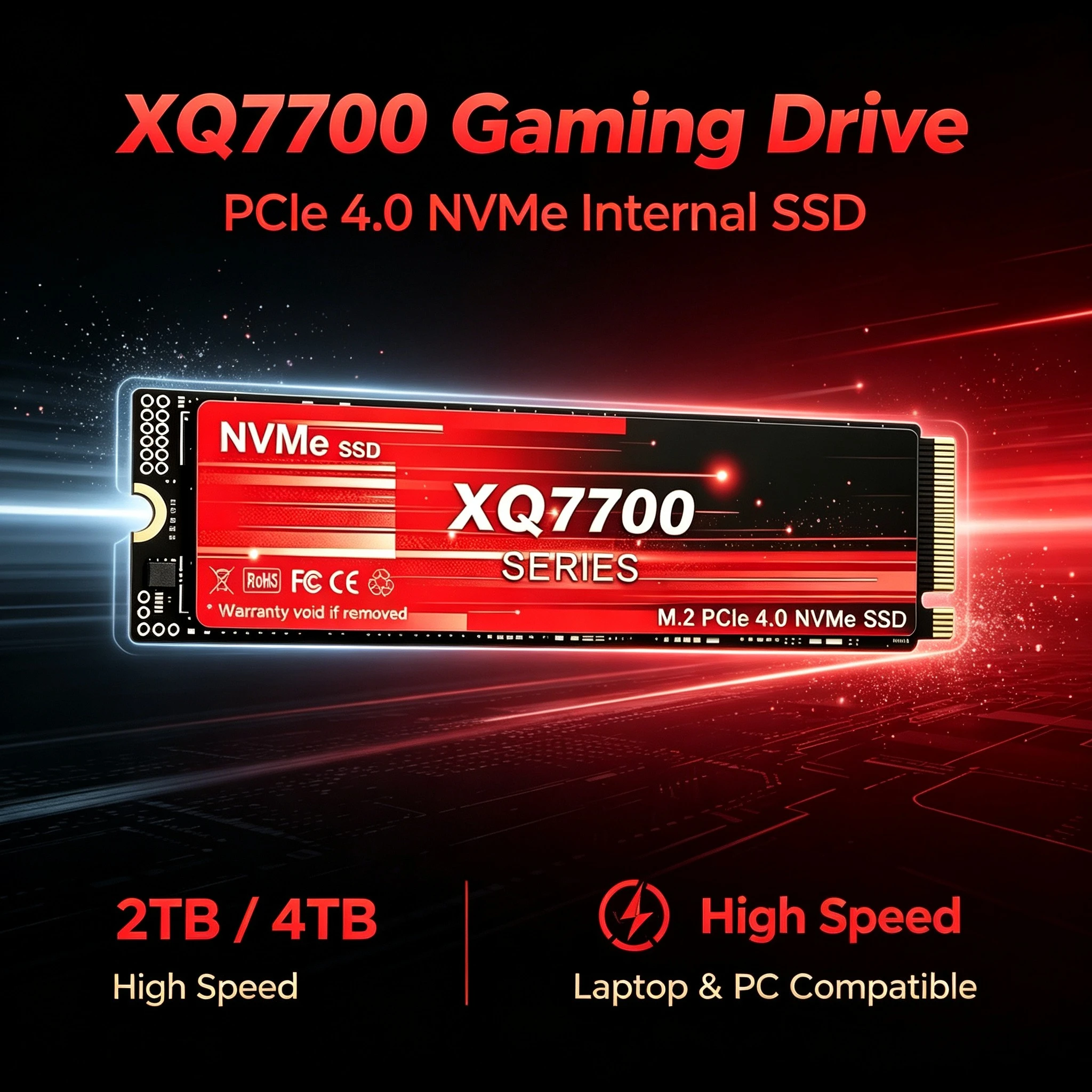 XQ7700 2TB 4TB SSD M.2 NVMe In - огляд і ціна M.2 Nvme 4Tb Pcie 4.0 Ssd