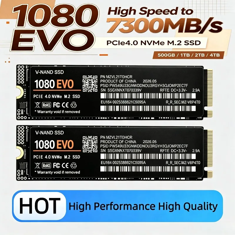 2026 NEW 1080 EVO M.2 NVMe PCI - огляд і ціна M.2 Nvme 4Tb Pcie 4.0 Ssd