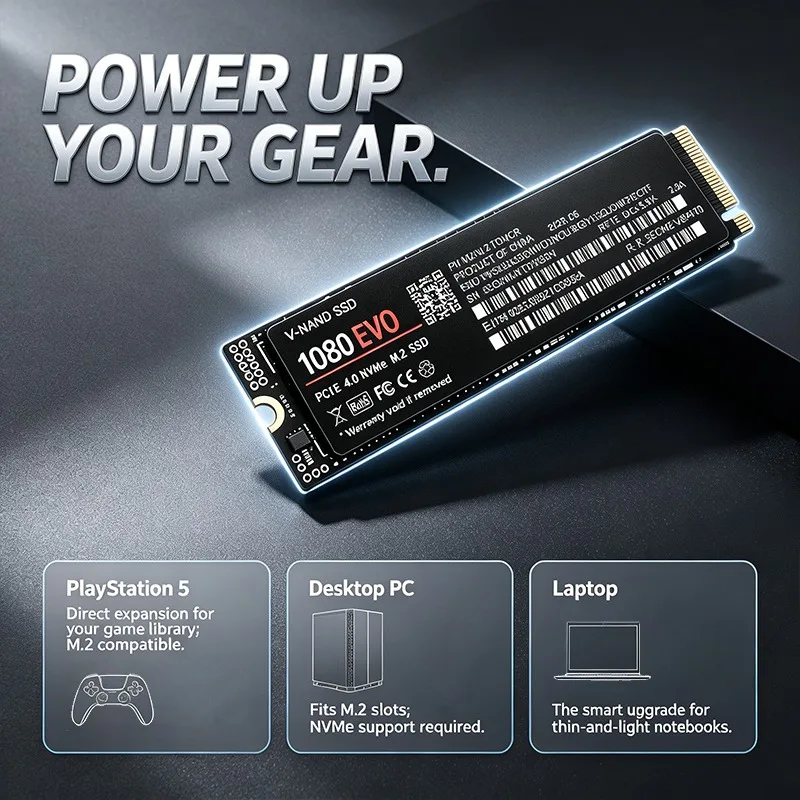 2026 NEW 1080 EVO M.2 NVMe PCI - огляд і ціна M.2 Nvme 4Tb Pcie 4.0 Ssd