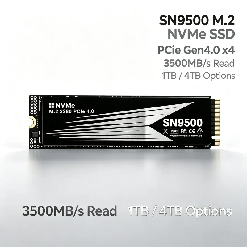 SN9500 Internal Solid State Dr - огляд і ціна M.2 Nvme 4Tb Pcie 4.0 Ssd