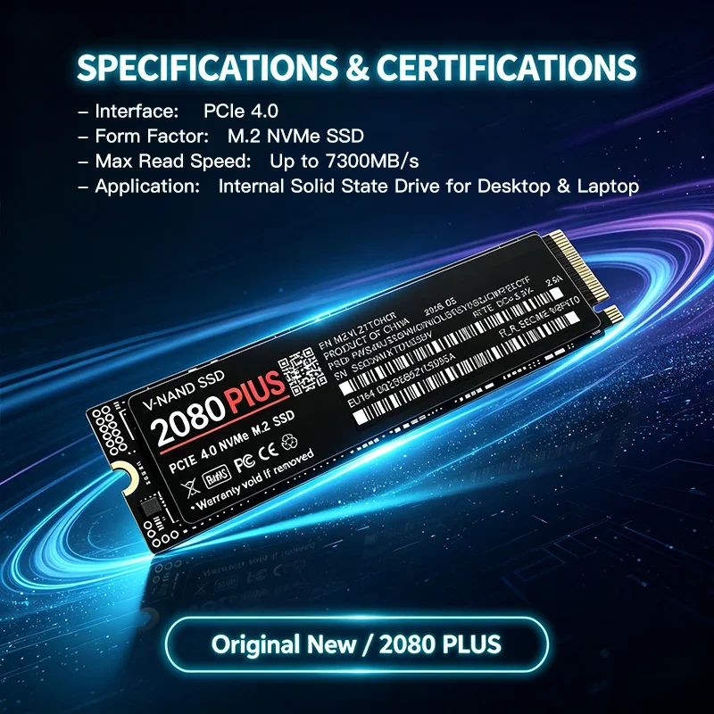 PCIe 4.0 NVMe SSD 2080 PLUS M. - огляд і ціна M.2 Nvme 4Tb Pcie 4.0 Ssd