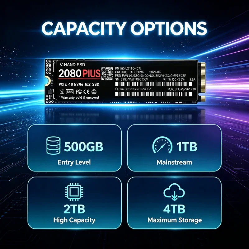 PCIe 4.0 NVMe SSD 2080 PLUS M. - огляд і ціна M.2 Nvme 4Tb Pcie 4.0 Ssd